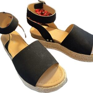 Soda - Topic-S - Espadrilles - Black - Size 8.5